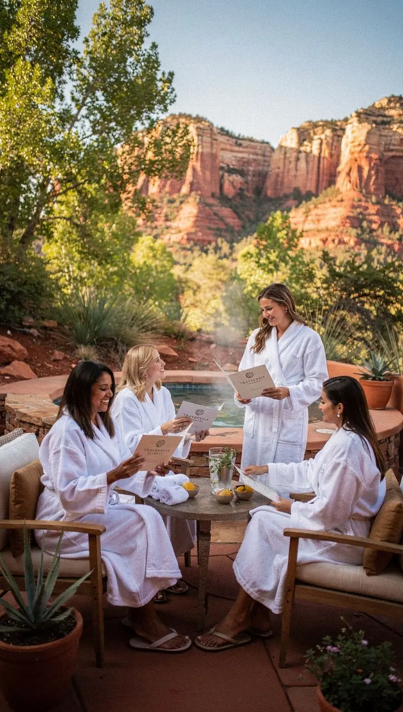 Rodzina ciesząca się wspólnym czasem w parku narodowym w Stanach Zjednoczonych