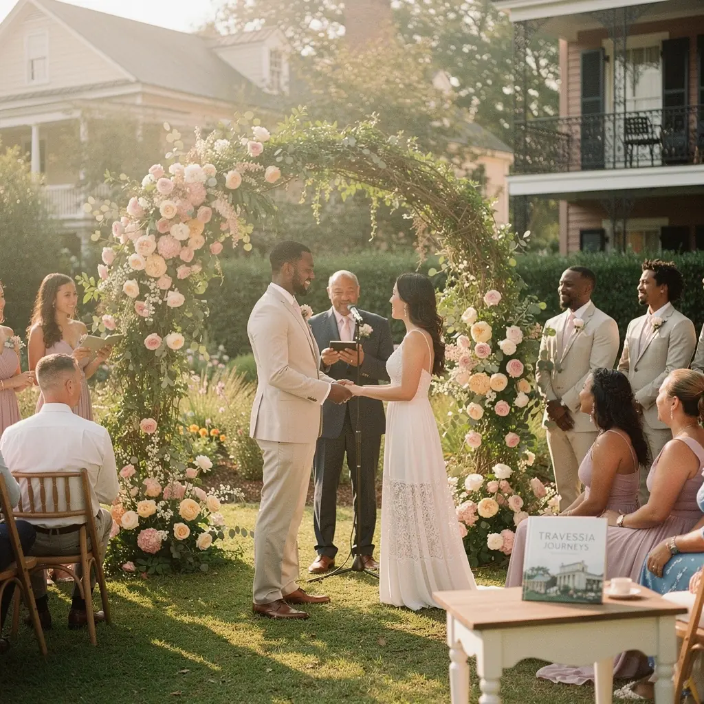 Widok na luksusowy kurort w tropikach z basenem i palmami